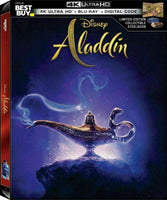 Aladdin - Limited Edition Steelbook [4K- Blu-ray] New & Sealed!! [2019]