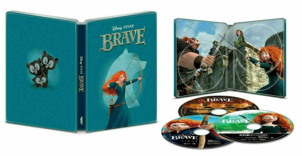 Brave - Limited Edition Steelbook [4K- Blu-ray] New & Sealed!!