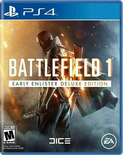 Battlefield 1 Early Enlister Deluxe Edition [PS4] Very Good Condition!