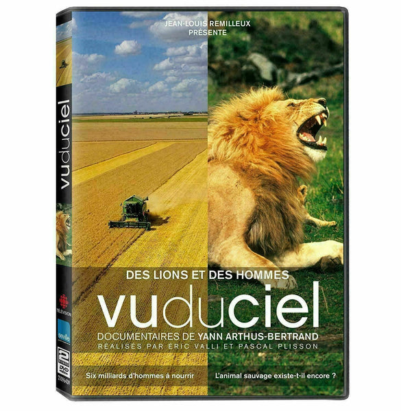 Vu du ciel: Des lions et des hommes [DVD] New!