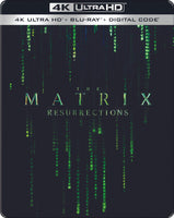 The Matrix Resurrections - Exclusive SteelBook [Blu-ray+ 4KUHD] New and Sealed!!