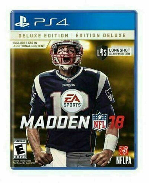 Madden NFL 18 - Deluxe Edition [PS4] Very Good Condition!