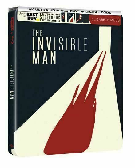 The Invisible Man  - Limited Edition Steelbook [4K UHD - Blu-ray] New!!