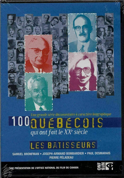 100 Québécois qui ont fait le XXe Siecle: Les Bâtisseurs [DVD] New!