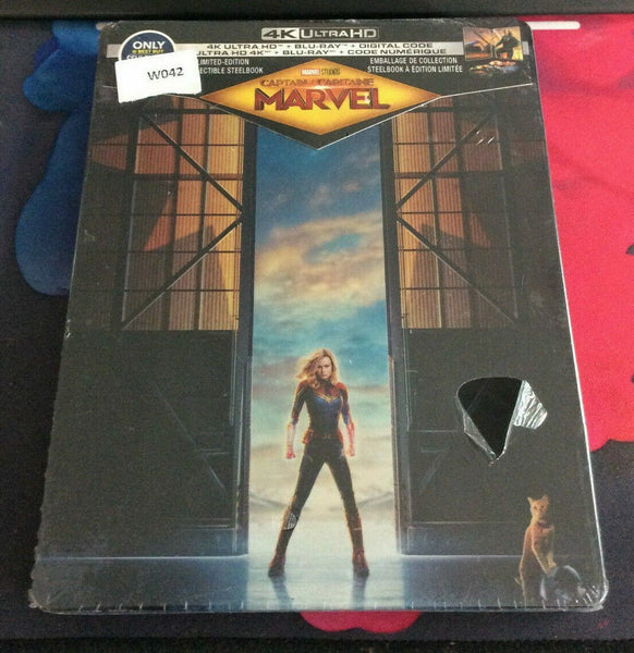 Captain Marvel - Limited Steelbook Edition [4K UHD - Blu-ray] AS IS W042