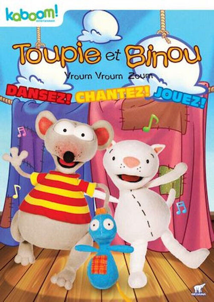 Toupie et Binou Vroum Vroum Zoum [DVD] New and Sealed!!