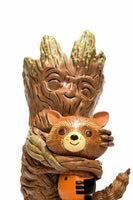 Rocket and Groot Treehugger 9" Vinyl Collectible by Mondo - New!!