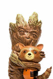 Rocket and Groot Treehugger 9" Vinyl Collectible by Mondo - New!!