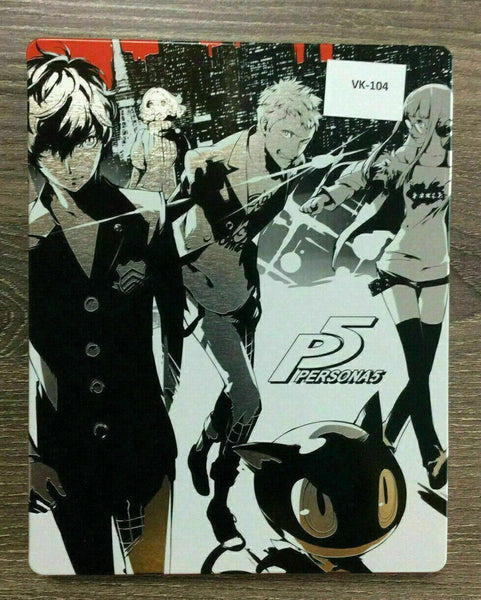 Persona 5 - Steelbook + Game [PS4] AS IS!! VK-104