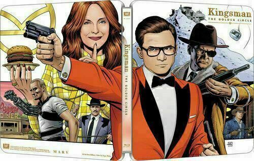 Kingsman: The Golden Circle 4K - Ltd. Ed. Steelbook [4K Ultra HD + Blu-ray] New!