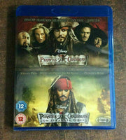 Pirates of The Caribbean - 2 Movie [Blu-ray] New!