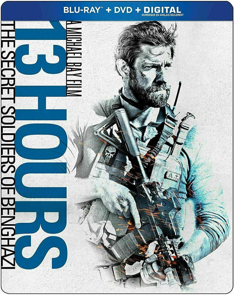 13 Hours: The Secret Soldiers of Benghazi (Steelbook) [Blu-ray - DVD] New!