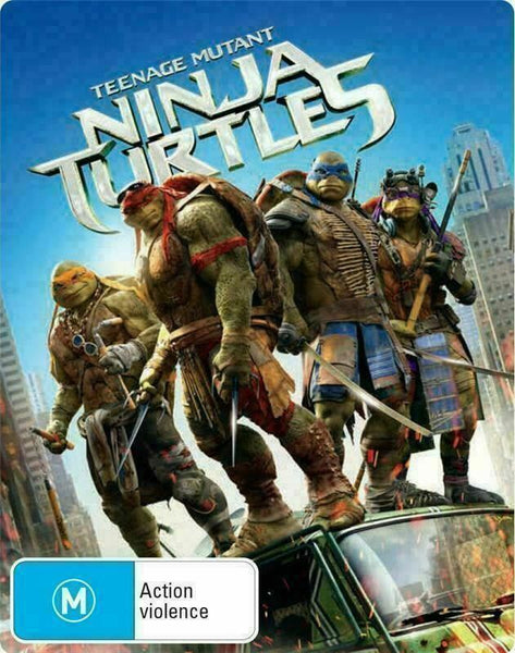 Teenage Mutant Ninja Turtles 3D - Ltd. Ed. Steelbook [Blu-ray 3D + Blu-ray] New!