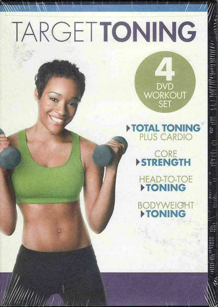 TARGET TONNING 4 DVD Workout Set [DVD] New! [DB8]