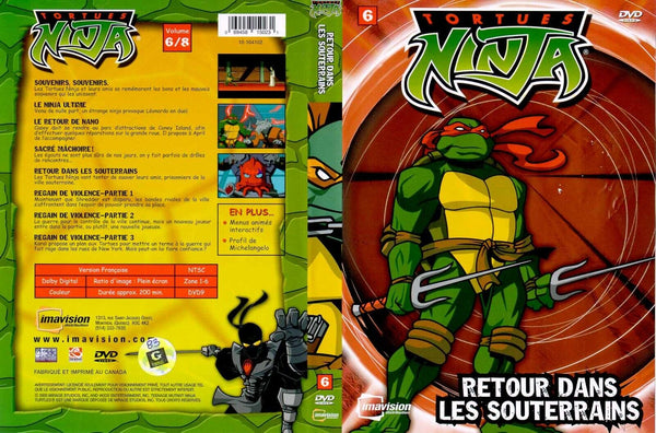 Tortues Ninja - Retour Dans les Souterrains Vol. 6 [DVD]