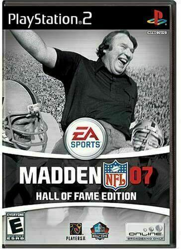 Madden NFL 07 Hall of Fame Edition [PS2] Very Good Condition!