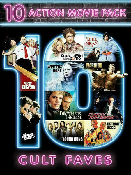 10 Movies Cult Faves - Multipack - [Shaun of the Dead, Warrior & more] DVD New!