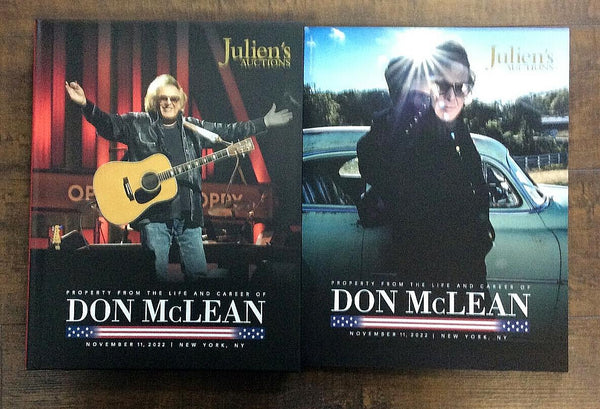 Julien's Auctions Catalog Don Mclean December 2022  [Hardcover] AS-IS