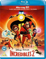 Incredibles 2 3D [Blu-ray+ 3D] New and Factory Sealed!!