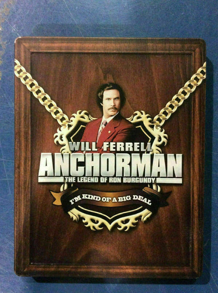 Anchorman: Legend of Ron Burgundy - Ltd Edition Steelbook [Blu-ray] AS IS!! (a)