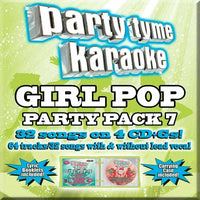 Karaoke ~ Girl Pop Party Pack 7 (4CD) Box set [CD] New!!