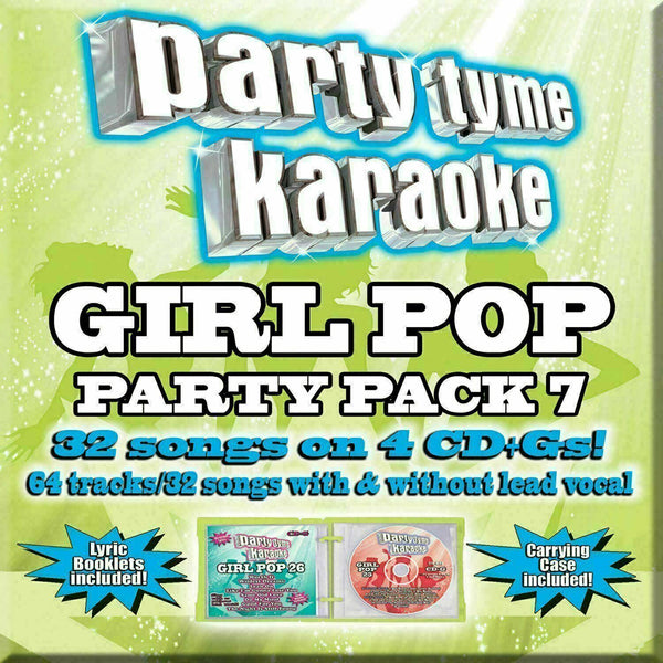 Karaoke ~ Girl Pop Party Pack 7 (4CD) Box set [CD] New!!