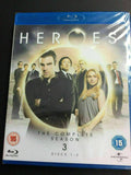 Heroes - Season 3  [Blu-ray] New and Sealed!!