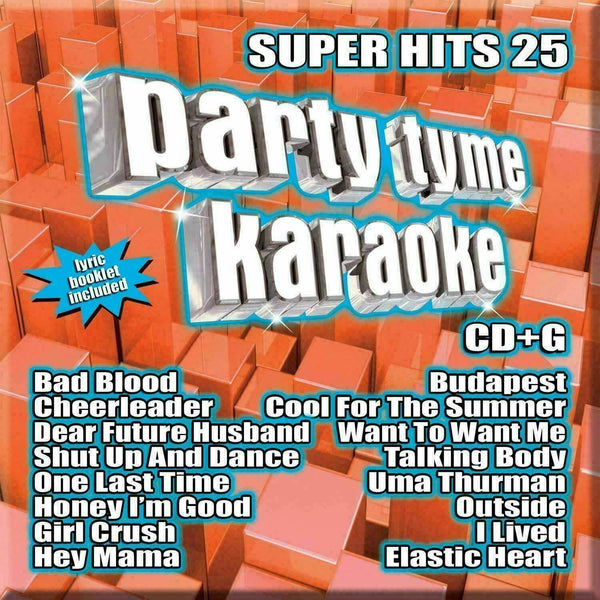 Party Tyme Karaoke - Superhits 25  [CD] New!!