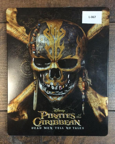 Pirates Of the Caribbean 5 - Ltd. Steelbook -  4K + Blu-Ray - AS-IS L-067