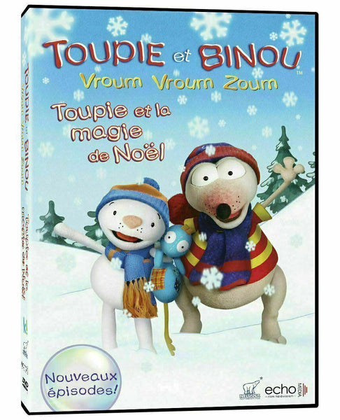 Toupie et Binou Vroum Vroum Zoum-Toupie et la magie de Noël [DVD] New! [DB5]