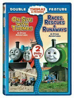 Thomas & Friends: On Site With Thomas/Races, Rescues & Runaways [DVD] New! [DB5]