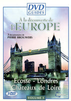 A La Decouverte De l'Europe: Ecosse - Londres - Chateau De Loire [DVD] New!!