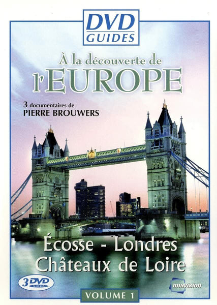 A La Decouverte De l'Europe: Ecosse - Londres - Chateau De Loire [DVD] New!!