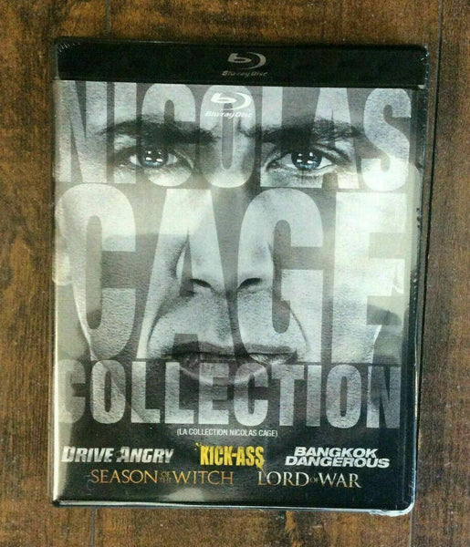 Nicolas Cage Colllection - Drive Angry, Kick Ass, Lord of War +2 [Blu-ray] New!