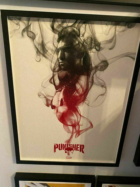 Punisher by Greg Ruth Framed Museum Glass Mondo Poster