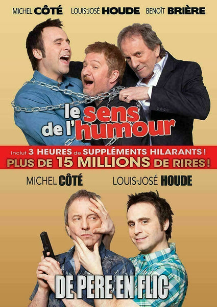 Le Sens De l'Humour / De Pere En Flic [Blu-ray] New!