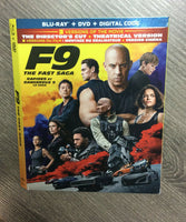 F9 The Fast Saga [Blu-ray - DVD] **Slipcover Only**