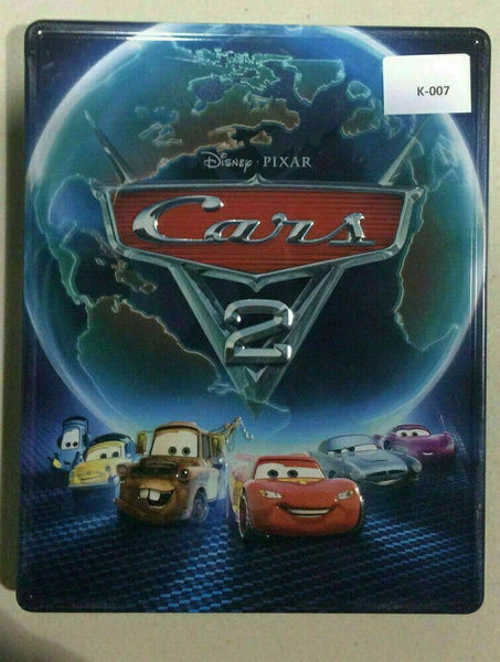 Cars 2  - Limited Edition Steelbook [3D - Blu-ray - DVD] AS IS!! K-007