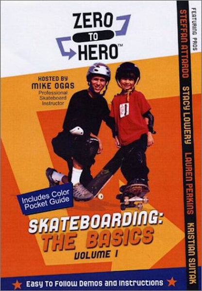 Zero to Hero Skateboarding - The Basics, Vol. 1 [DVD] New and Sealed!!!