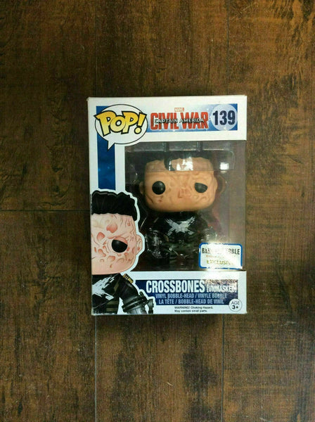 Funko POP! Marvel - Civil War - Crossbones (Unmasked) - Barnes & Nobles - #139