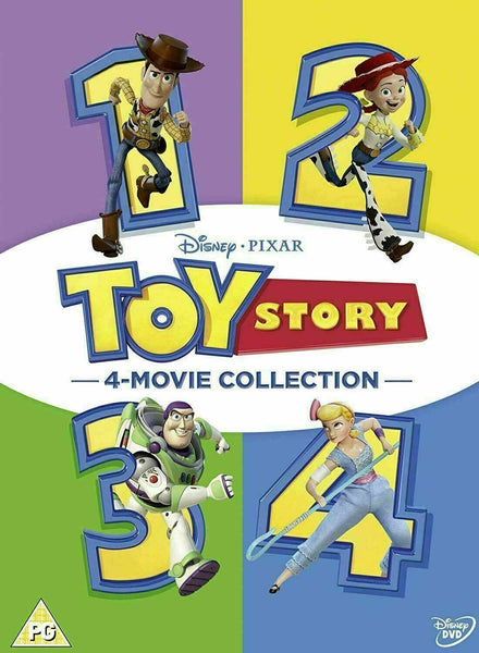 Toy Story 1-4 Boxset [DVD] Used*