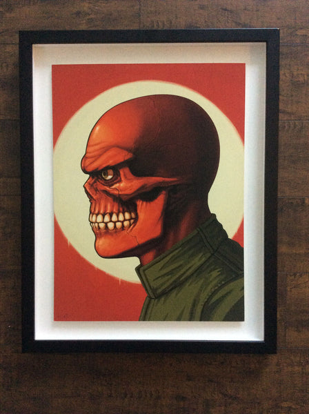 Red Skull - Mondo Mike Mitchel Framed Print