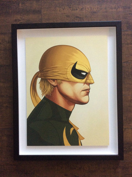 Iron Fist - Mondo Mike Mitchel Framed Print