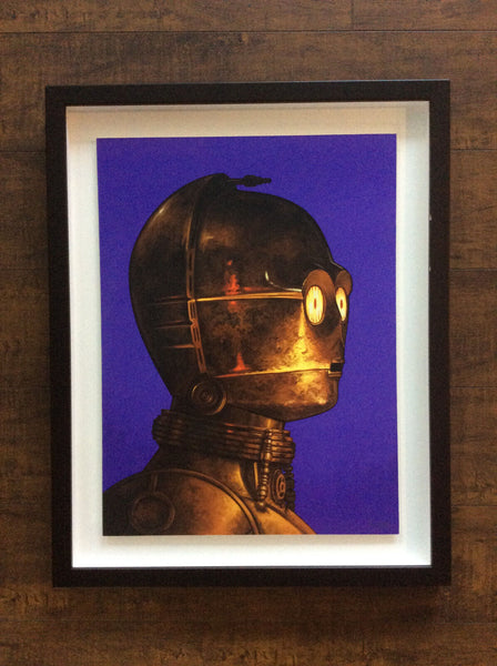 Star Wars - C-3PO - Mondo Mike Mitchel Framed Print