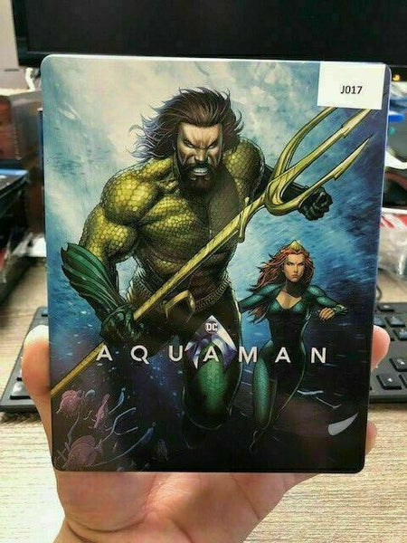 Aquaman -  Limited Edition Steelbook [4K+ Blu-ray] AS IS!! J017