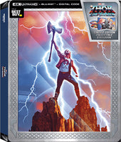 Thor Love And Thunder - Ltd Edition Steelbook [4k Ultra Hd + Blu-ray] New