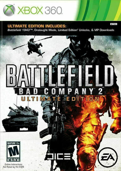 Battlefield Bad Company 2 Ultimate Edition [xbox 360] Acceptable Condition!