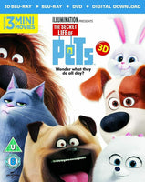 The Secret Life of Pets [3D - Blu-ray - DVD] New!