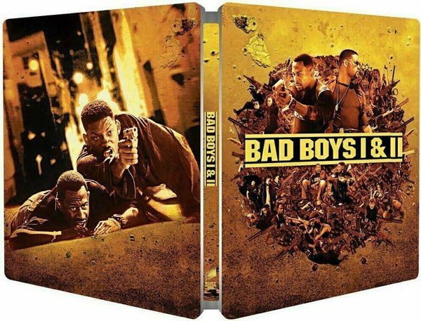 Bad Boys I & II - Limited Steelbook Edition [4K UHD - Blu-ray] New!