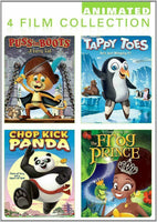 4 - Film - Puss In Boots, Tappy Toes, The Frog Prince, Chop Kick Panda [DVD] New